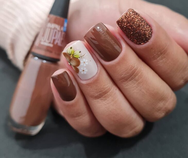 brown nails 4