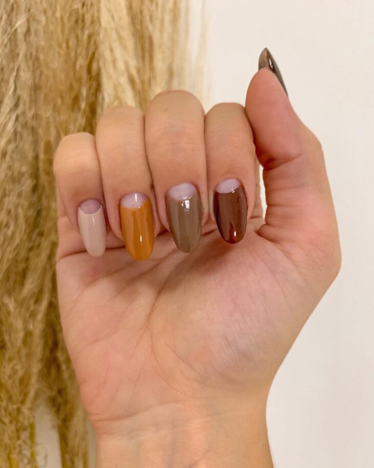 brown nails 5
