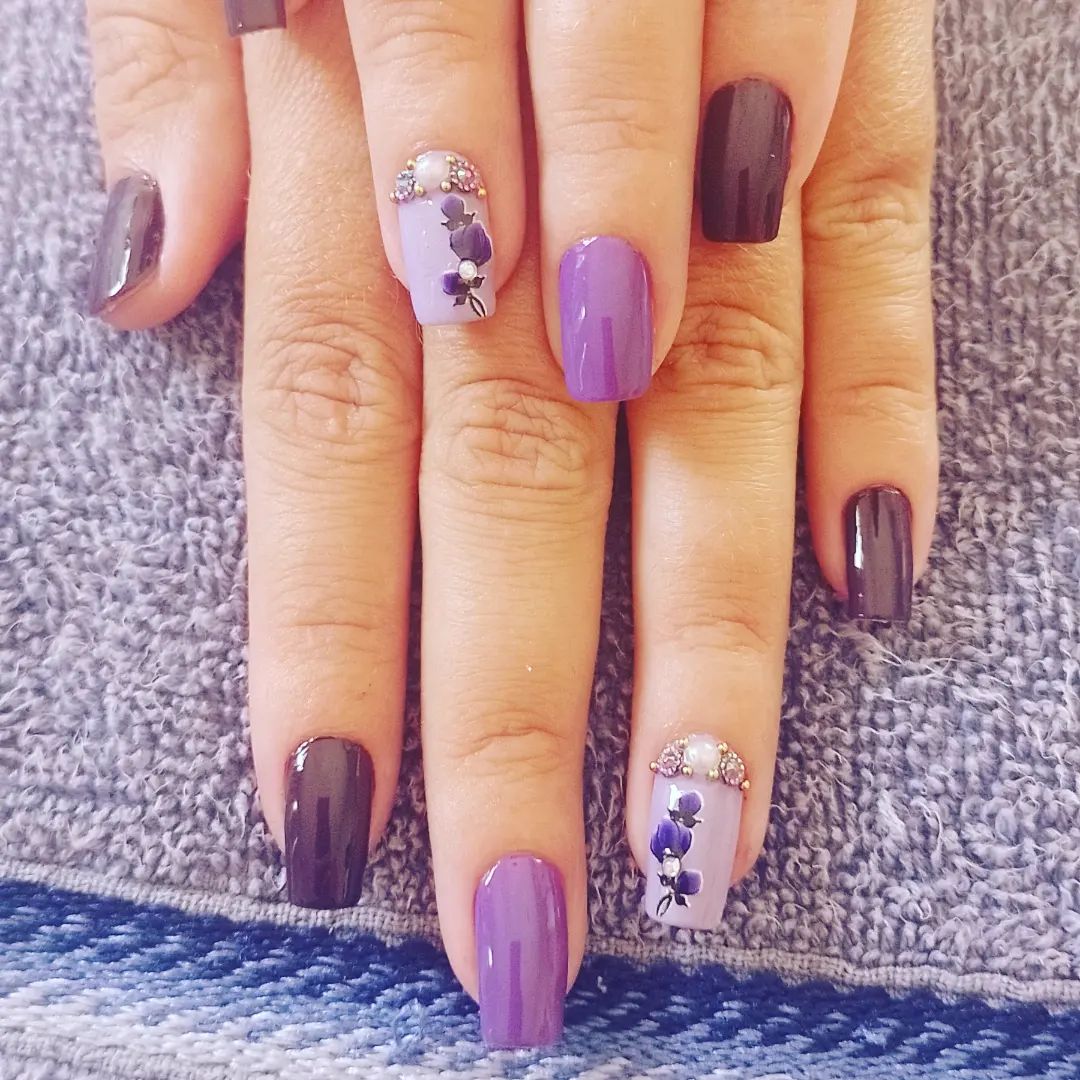 purple nail polish 25
