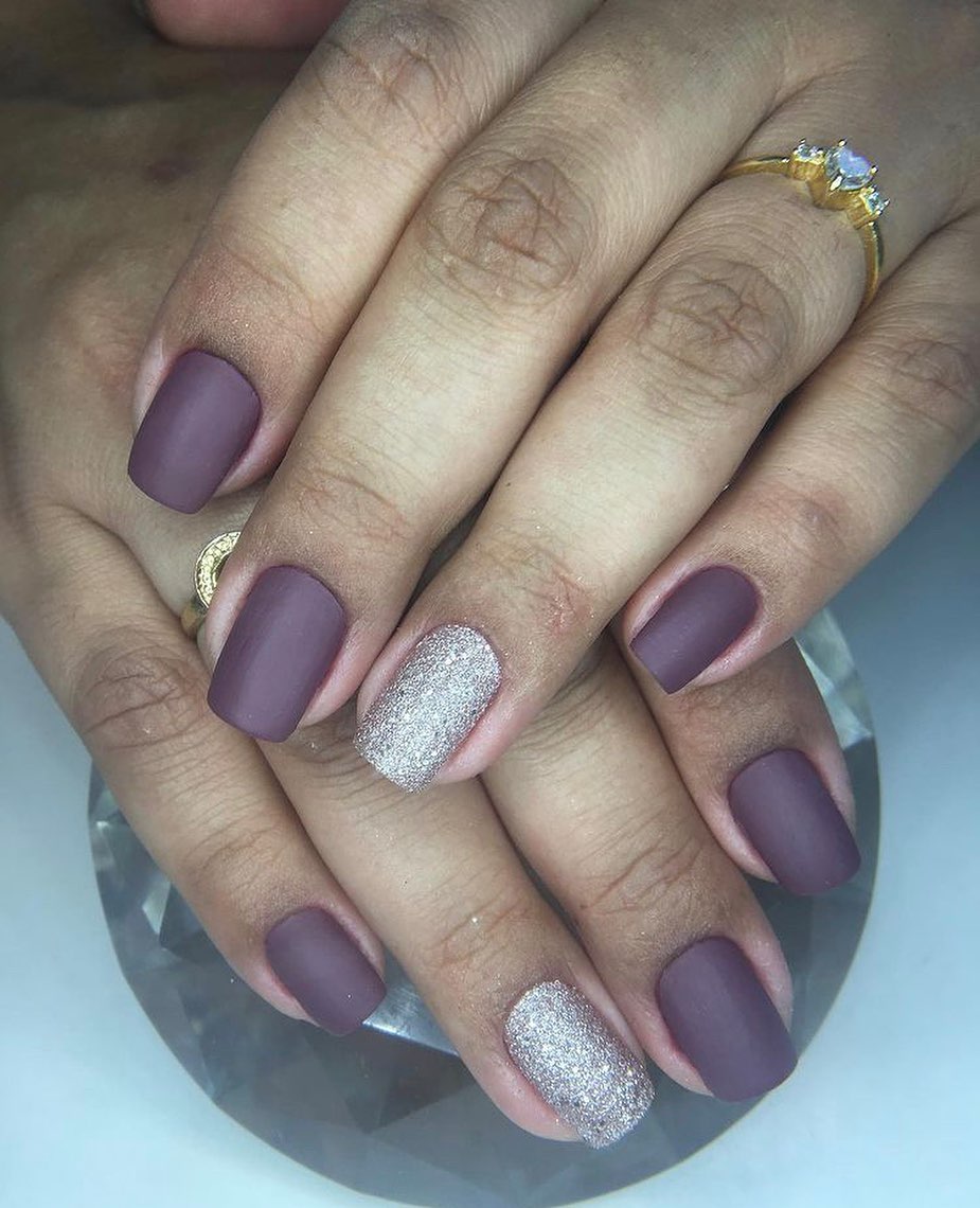 purple nail polish 52
