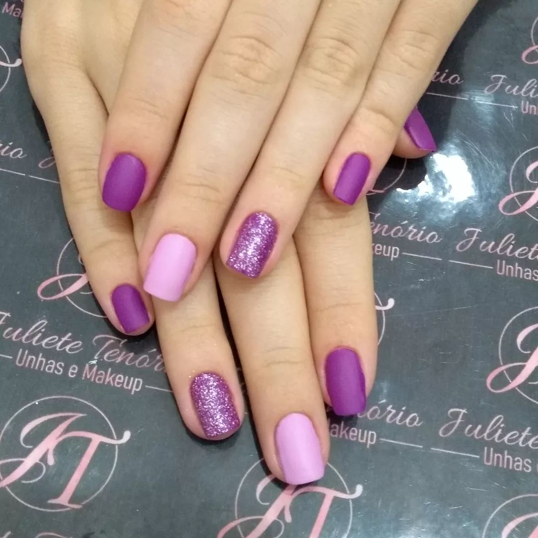purple nail polish 60