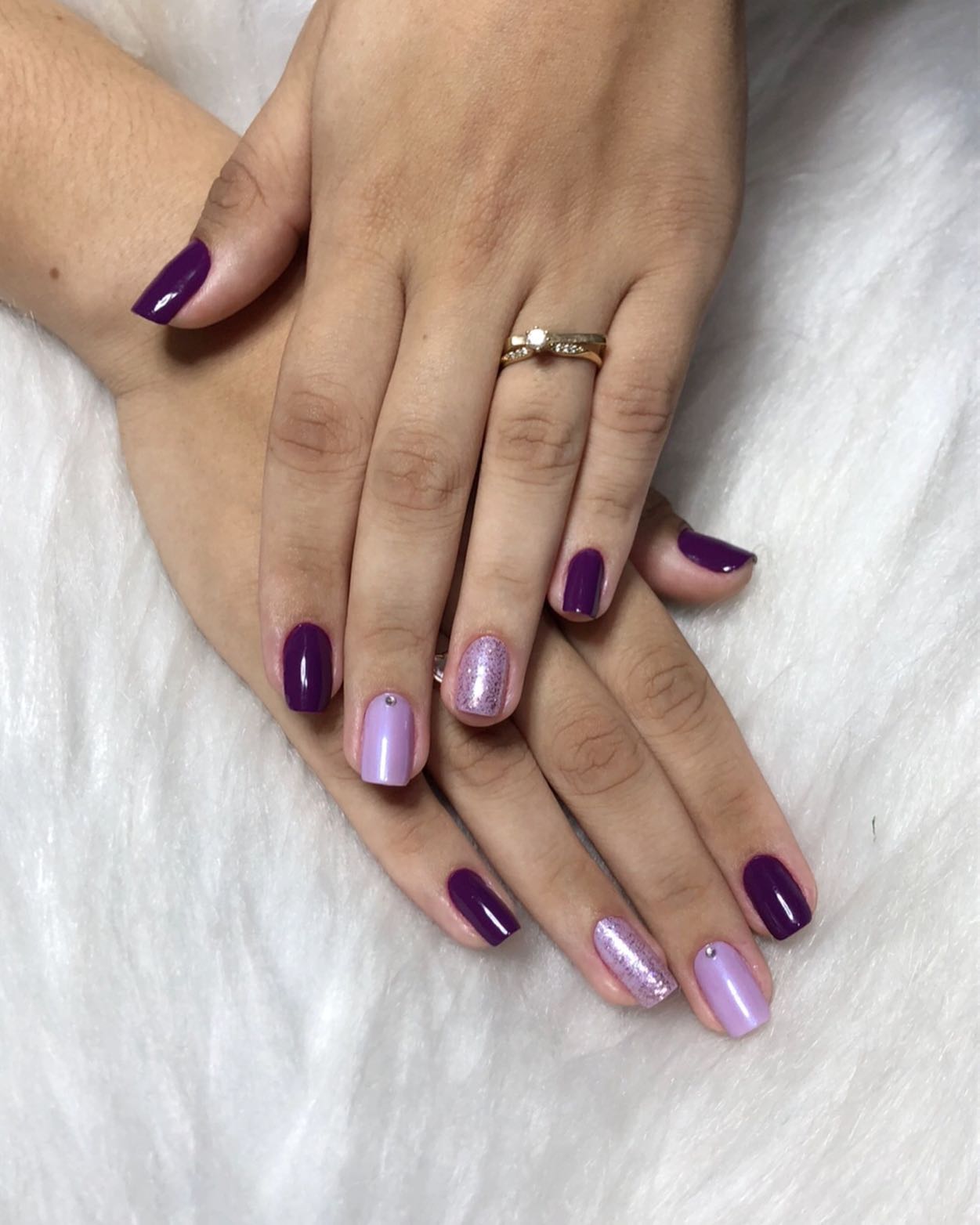 purple nail polish 30